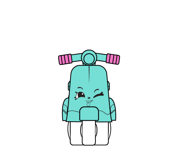 #8-041 - Maria Moped - Rare