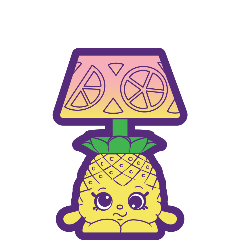 #9-076 - Patty Pineapple Lamp - Common